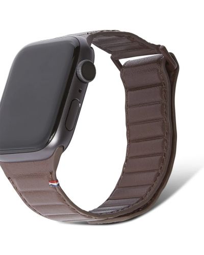 Каишка Decoded - Leather, Apple Watch 42/44/45 mm, Chocolate Brown - 3