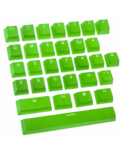 Капачки за механична клавиатура Ducky - Green, 31-Keycap Set, зелена - 1