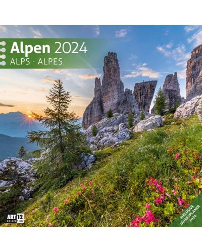 Календар Ackermann - Алпите, 2024 - 1