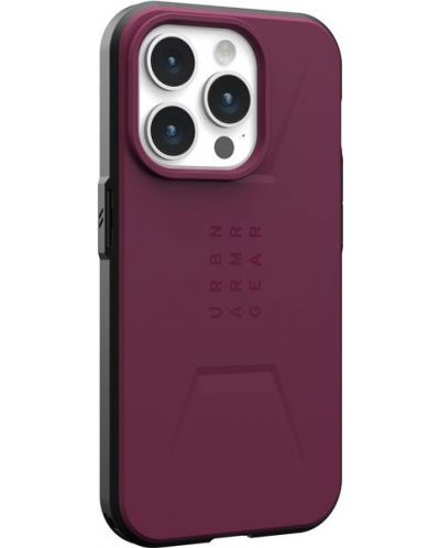 Калъф UAG - Civilian MagSafe, iPhone 15 Pro Max, червен - 5