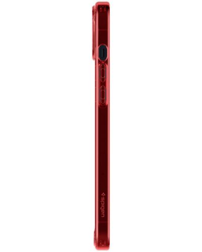 Калъф Spigen - Ultra Hybrid, iPhone 14/13, прозрачен/червен - 2