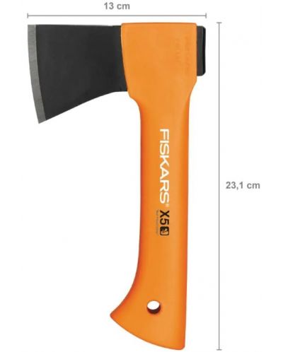 Къмпинг сет Fiskars - Брадва XXS_X5 + Универсален нож K40 + Точило за брадви и ножове Xsharp - 2