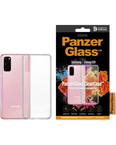 Калъф PanzerGlass - ClearCase, Galaxy S20, прозрачен - 1