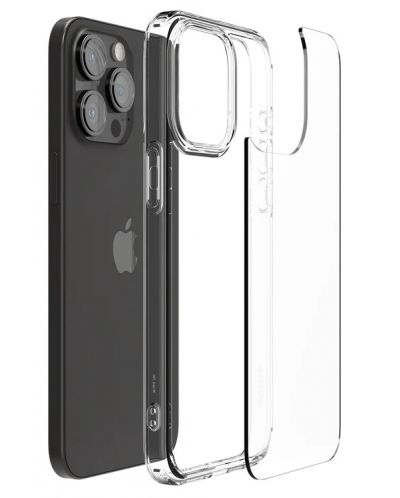 Калъф Spigen - Crystal Hybrid, iPhone 15 Pro Max, прозрачен - 2