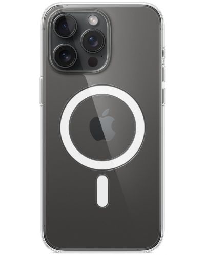 Калъф Apple - Clear MagSafe, iPhone 15 Pro Max, прозрачен - 4