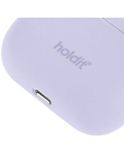 Калъф за слушалки Holdit - Silicone, AirPods 3, лилав - 3