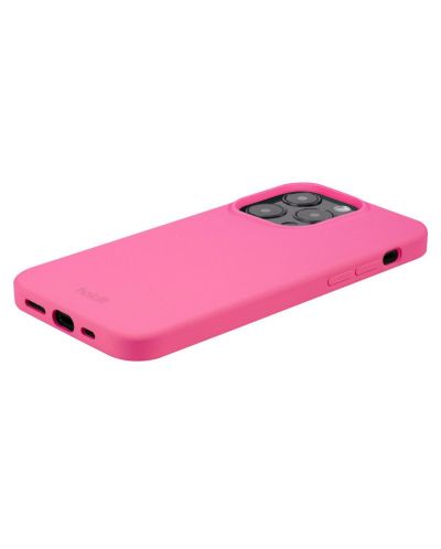 Калъф Holdit - Silicone, iPhone 14 Pro, Bright Pink - 3