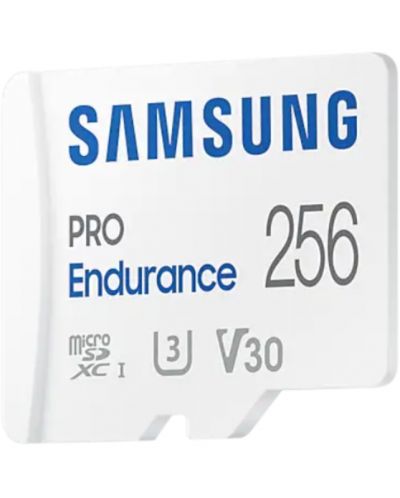Карта памет Samsung - PRO Endurance, 256GB, microSDXC, Class10 + адаптер - 4