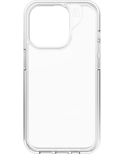 Калъф Zagg -  Crystal Palace, iPhone 15 Pro, прозрачен - 5