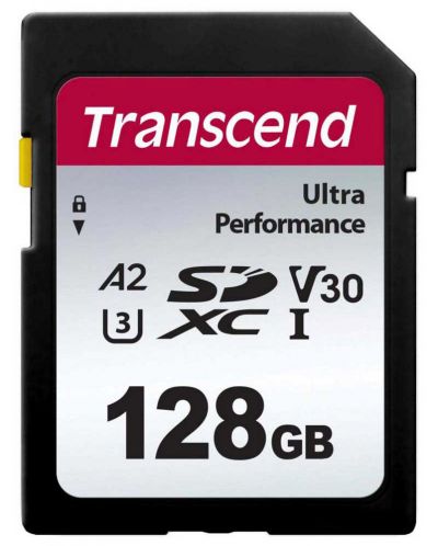 Карта памет Transcend - Ultra Performance, 128GB, SDXC, UHS-I - 1