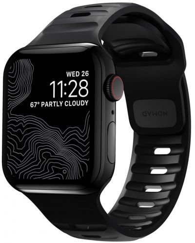Каишка Nomad - Sport M/L, Apple Watch 1-8/Ultra/SE, черна - 1