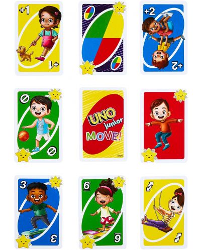 Карти за игра Uno Junior Move! - 5