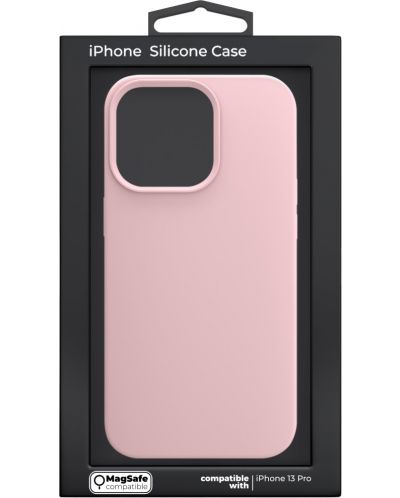Калъф Next One - Silicon MagSafe, iPhone 13 Pro, розов - 7