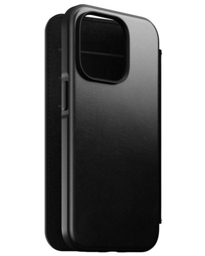 Калъф Nomad - Leather Folio MagSafe, iPhone 14 Pro, черен - 3