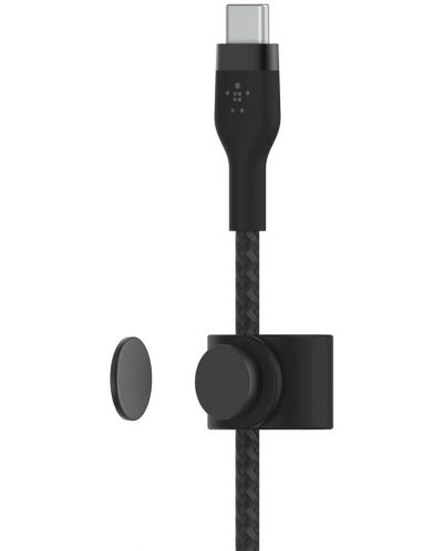 Кабел Belkin - Boost Charge, USB-C/Lightning, Braided silicone, 3 m, черен - 3