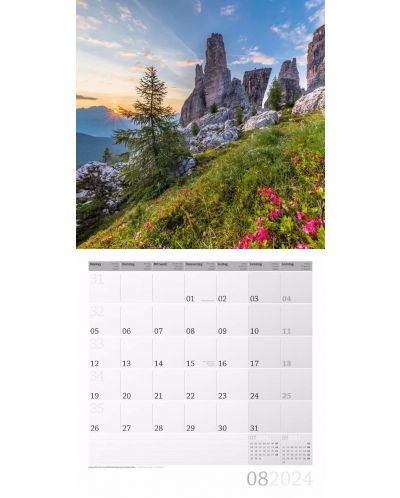 Календар Ackermann - Алпите, 2024 - 8