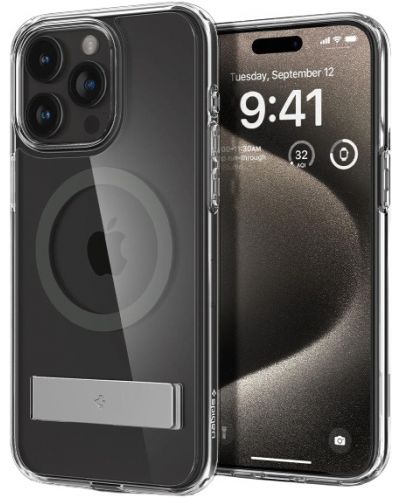 Калъф Spigen - Ultra Hybrid S, iPhone 15 Pro Max, Graphite - 2