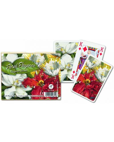 Карти за игра Piatnik - Floral Elegance (2 тестета) - 3