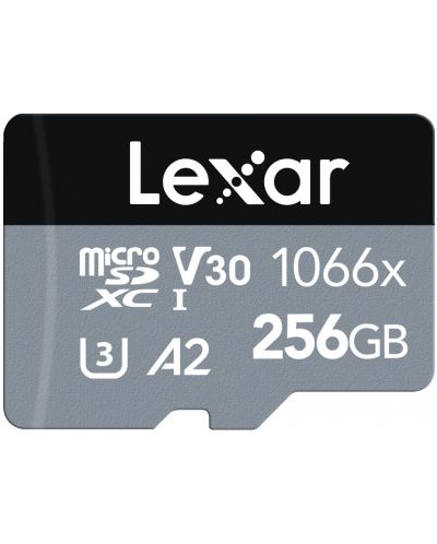 Карта памет Lexar - Pro 1066x, 256GB, microSDXC/SDHC, Class10 - 1