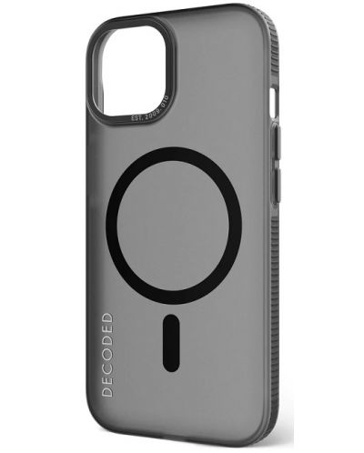 Калъф Decoded - Recycled Plastic Grip, iPhone 15, черен - 2