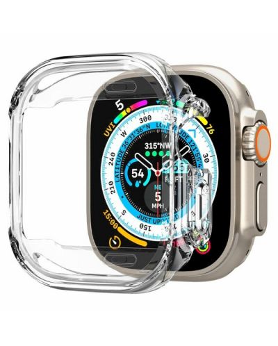 Калъф Spigen - Ultra Hybrid, Apple Watch Ultra, прозрачен - 3