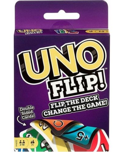Карти за игра Mattel UNO Flip - 1