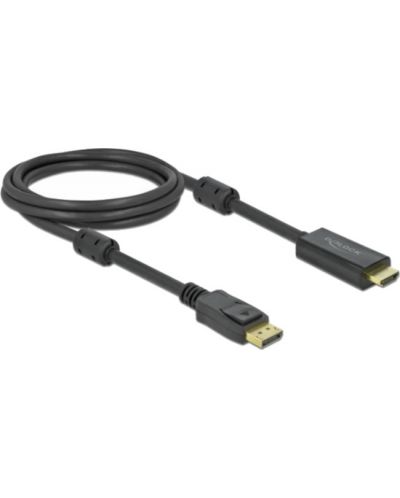 Кабел Delock - 85956, DisplayPort/HDMI, 2 m, черен - 1