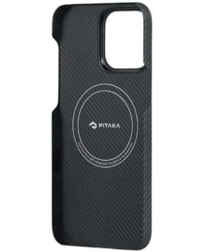Калъф Pitaka - Fusion MagEZ 4 1500D, iPhone 15 Pro Max, Grey Twill - 6