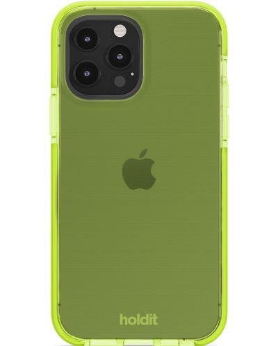Калъф Holdit - Seethru, iPhone 13 Pro, Acid Green - 2