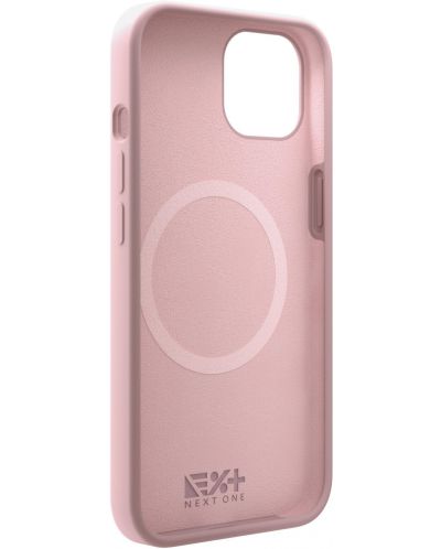 Калъф Next One - Silicon MagSafe, iPhone 13, розов - 4