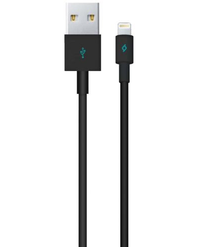 Кабел ttec - Charge/Data, USB-A/Lightning, 1 m, черен - 1