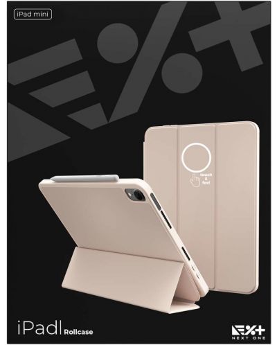 Калъф Next One - Roll Case, iPad mini 6 Gen, розов - 10