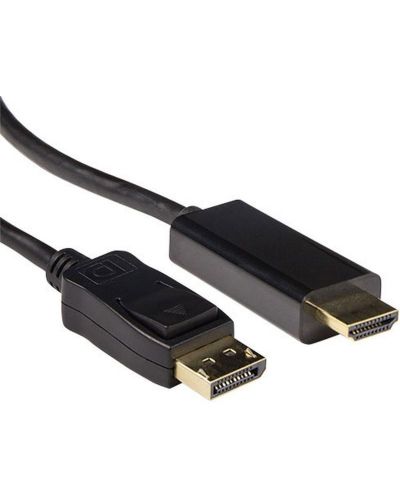 Кабел ACT - AK3992, DisplayPort/HDMI, 5 m, черен - 1
