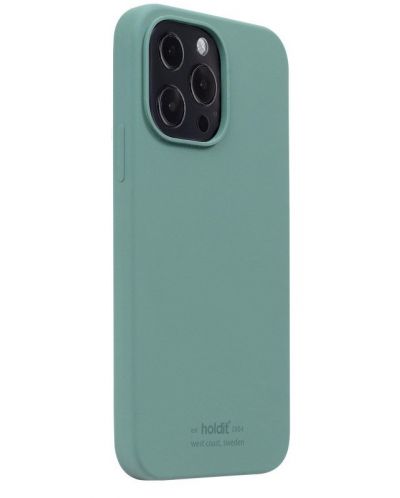 Калъф Holdit - Silicone, iPhone 14 Pro Max, Moss Green - 2