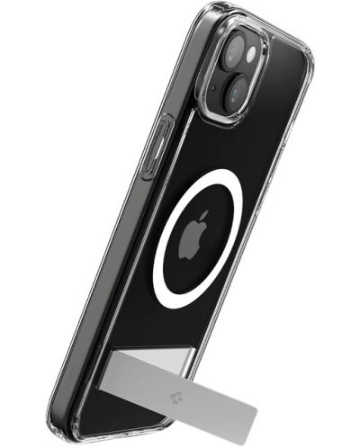 Калъф Spigen - Ultra Hybrid S, iPhone 15, Crystal Clear - 8