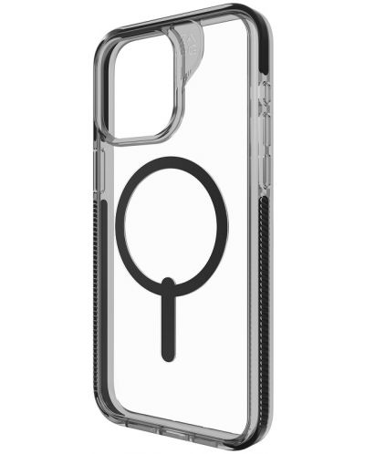 Калъф Zagg -  Santa Cruz Snap, iPhone 15 Pro Max, прозрачен/черен - 5