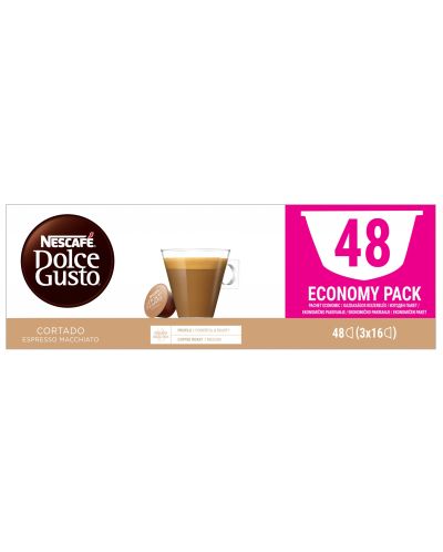 Кафе капсули NESCAFE Dolce Gusto - Cortado Economy pack, 48 напитки - 1
