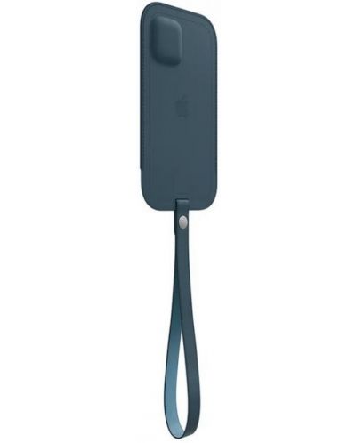 Калъф Apple - Leather Sleeve MagSafe, iPhone 12/12 Pro, Baltic Blue - 4