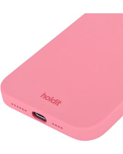 Калъф Holdit - Silicone, iPhone 15, Rouge Pink - 2