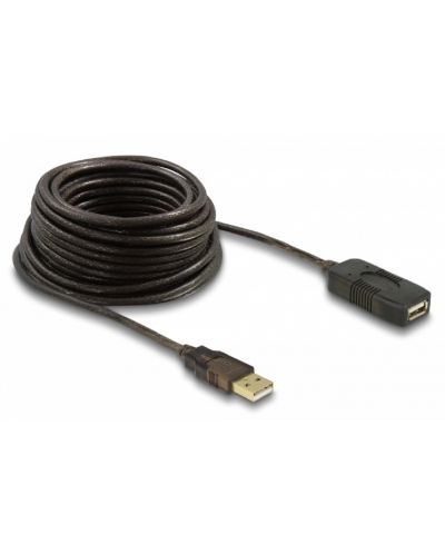 Удължителен кабел Delock- 82446, USB-A/USB-A, 10 m, кафяв - 1