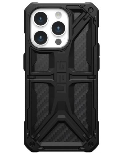 Калъф UAG - Monarch, iPhone 15 Pro, Carbon Fiber - 1