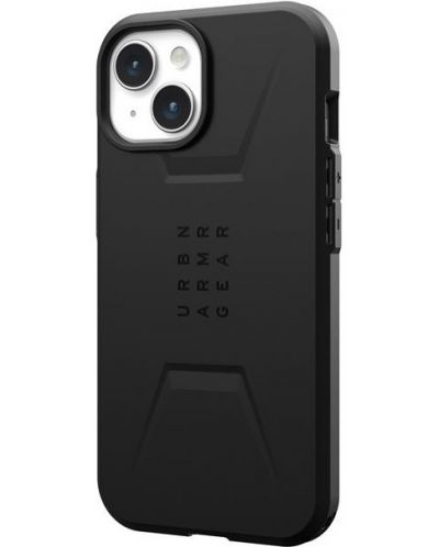 Калъф UAG - Civilian MagSafe, iPhone 15, черен - 6