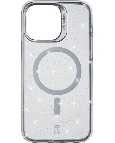 Калъф Cellularline - Sparkle Mag, iPhone 15 Pro, прозрачен - 1