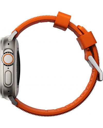 Каишка Nomad - Rugged, Apple Watch 1-8/Ultra/SE, оранжева/сива - 2
