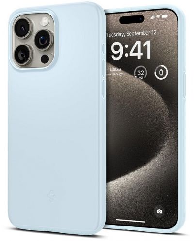 Калъф Spigen - Thin Fit, iPhone 15 Pro, Mute Blue - 1