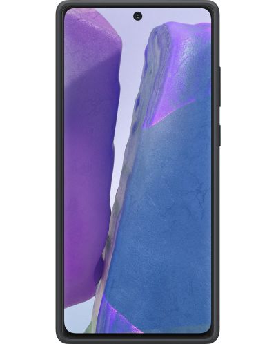 Калъф Samsung - Silicone, Galaxy Note 20, черен - 4