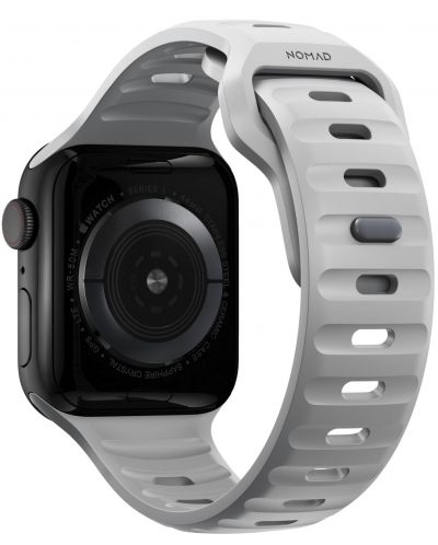 Каишка Nomad - Sport M/L, Apple Watch 1-8/Ultra/SE, сива - 2