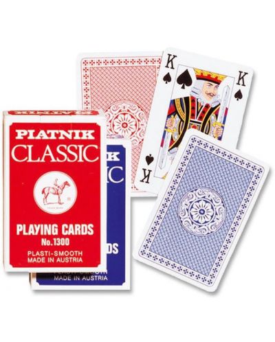 Карти за игра Piatnik 1302, цвят червени - 2