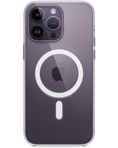 Калъф Apple - Clear MagSafe, iPhone 14 Pro Max, прозрачен - 1