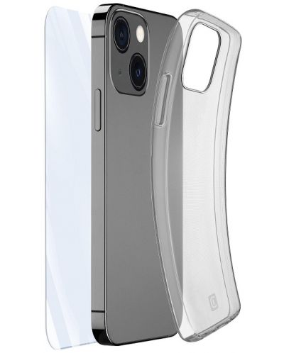 Калъф и протектор Cellularline - iPhone 15 Plus, прозрачен - 2